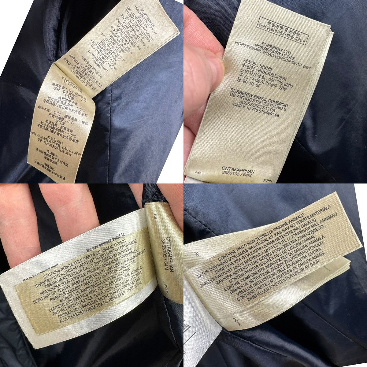Burberry Burberry Brit London Down Jacket Puffer Coat Size L Size L / US 10 / IT 46 - 8 Thumbnail