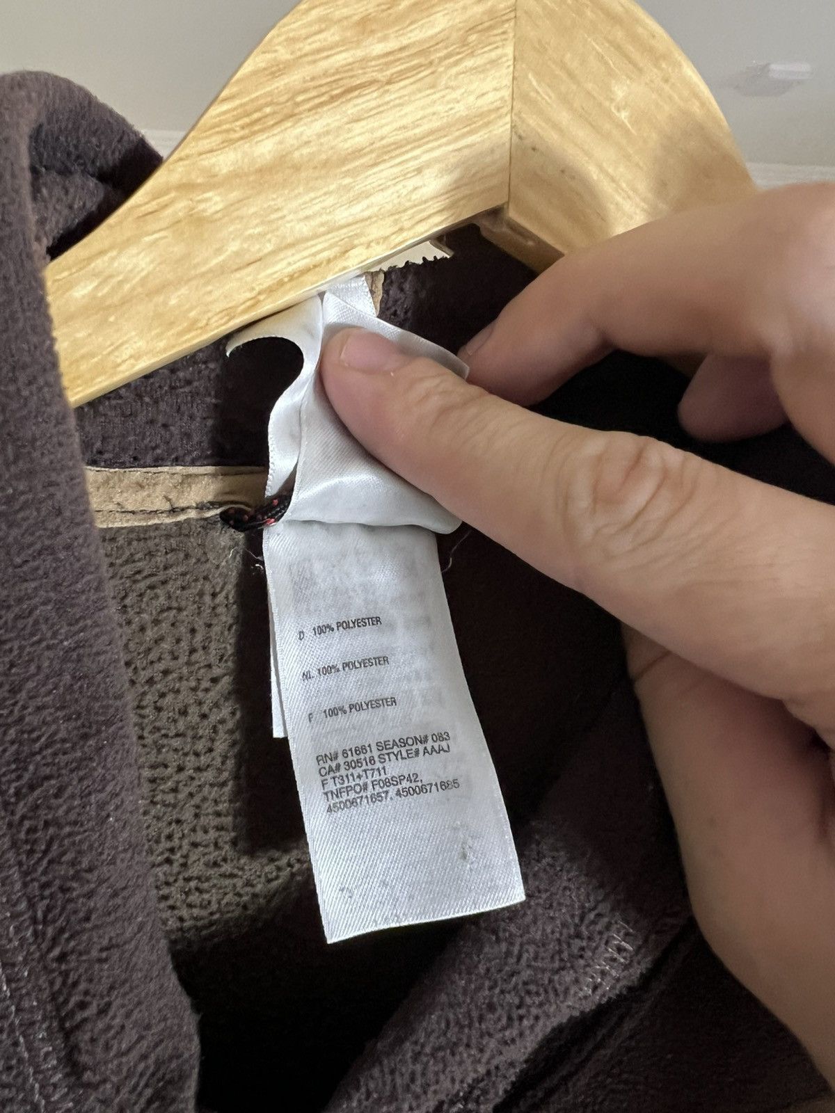 The North Face The North Face Hoodie Fleece Vintage Brown Men’s Large Y2K Size US L / EU 52-54 / 3 - 15 Thumbnail