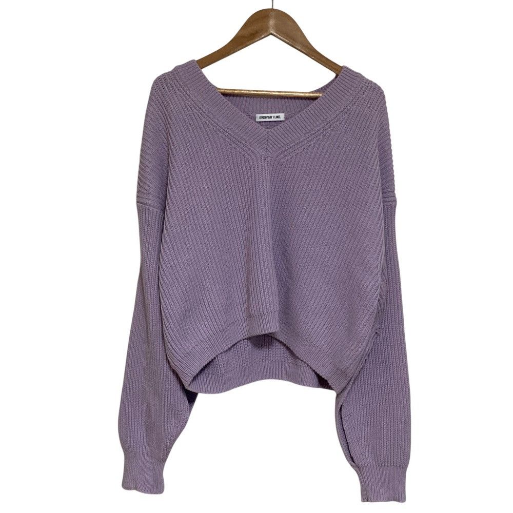 Other Other EVERYDAY I LIKE Design Sleeve Knit Pullover Textile Tops DUTY FREE for USA Size ONE SIZE - 1 Thumbnail