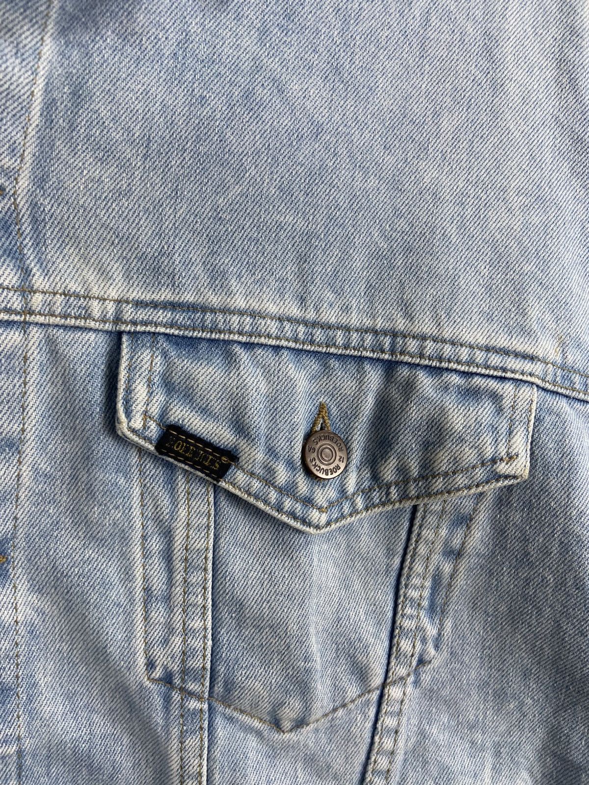 Vintage VINTAGE ROEBUCK DENIM TRUCKER JACKET Size US L / EU 52-54 / 3 - 7 Thumbnail