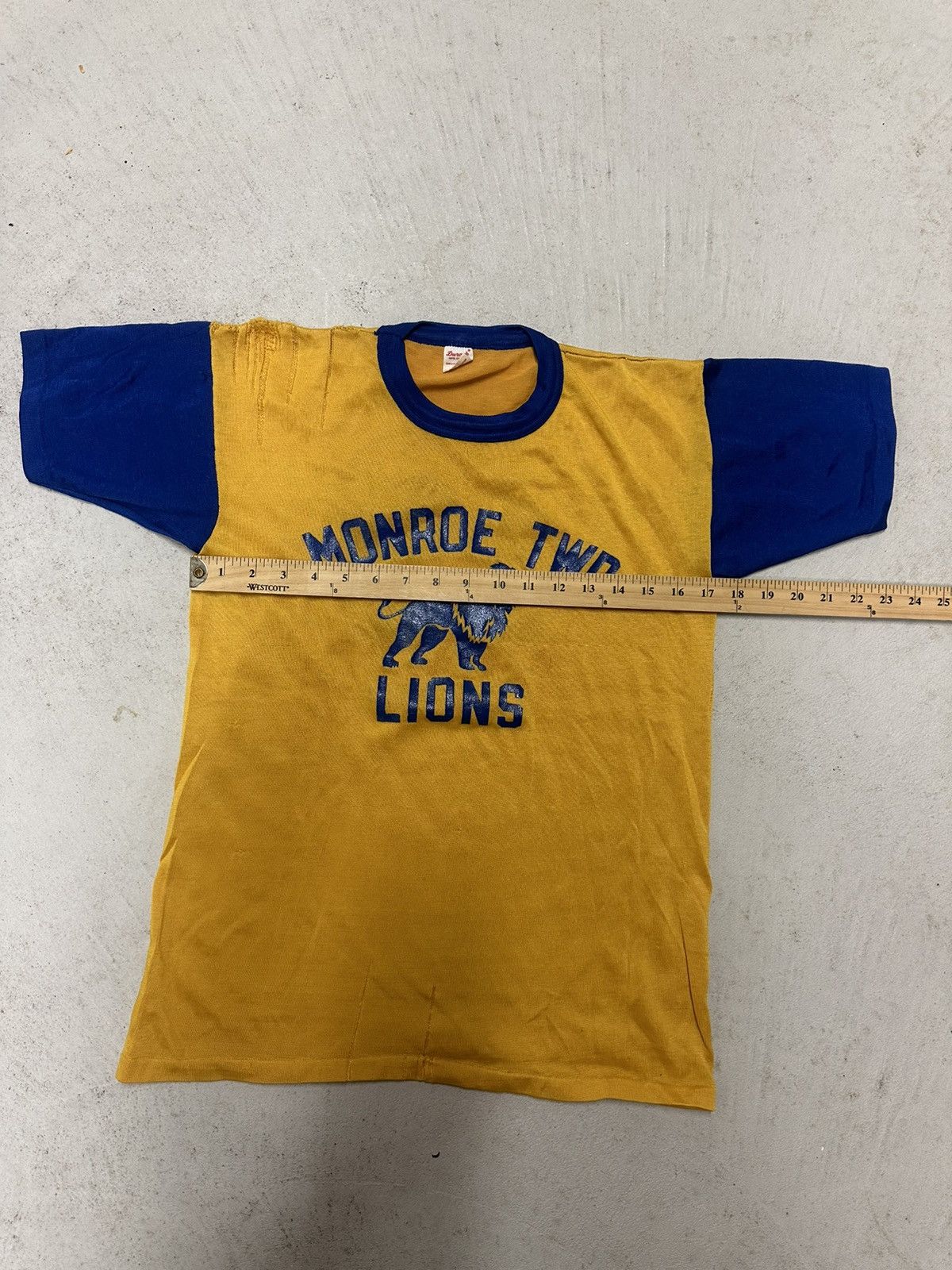 Vintage Monroe Township Ringer Tee Size US M / EU 48-50 / 2 - 4 Thumbnail
