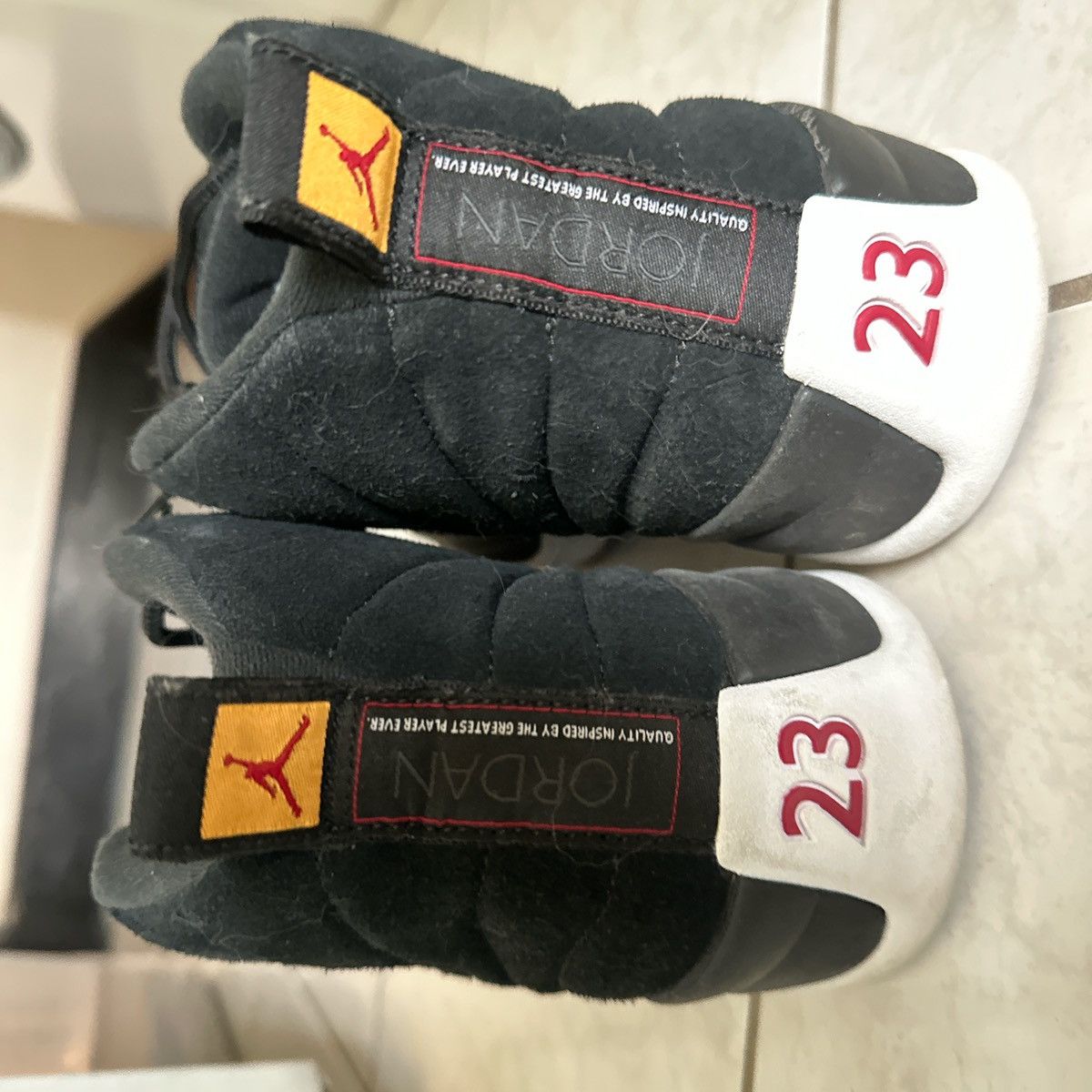Jordan Brand Jordan 12 Reverse Taxi Size US 9.5 / EU 42-43 - 2 Thumbnail