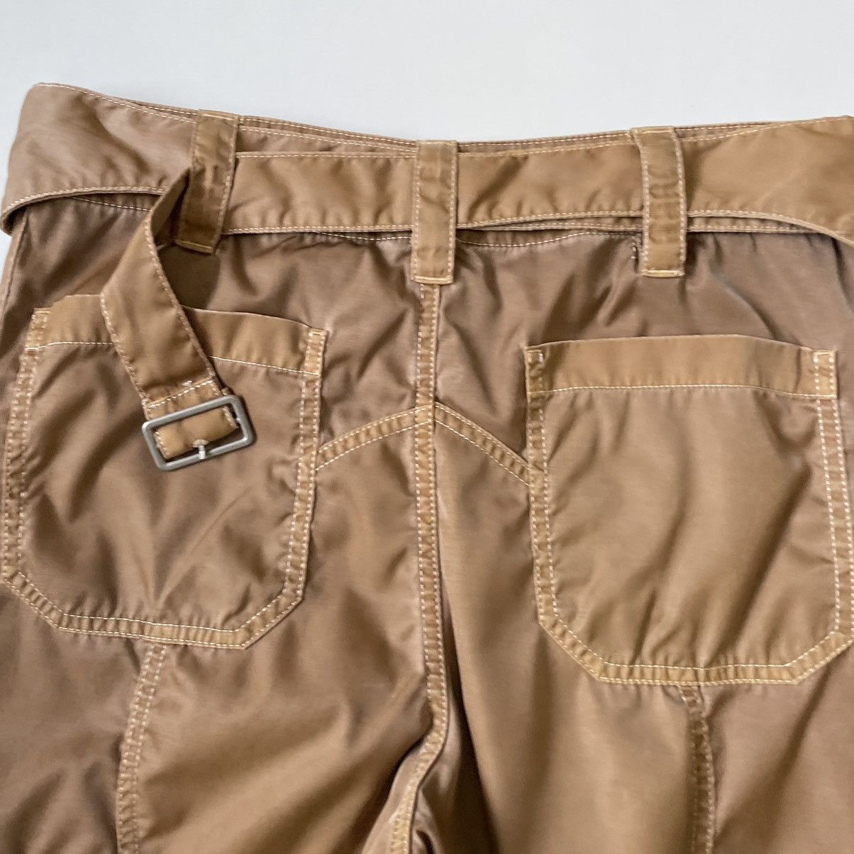 Maison Margiela Sample Over Dyed Nylon Cargo Trousers Size US 32 / EU 48 - 19 Thumbnail