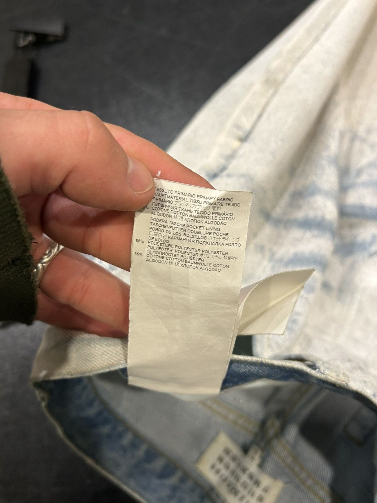 Maison Margiela Maison Margiela Paint Crackle Denim Size US 32 / EU 48 - 7 Thumbnail