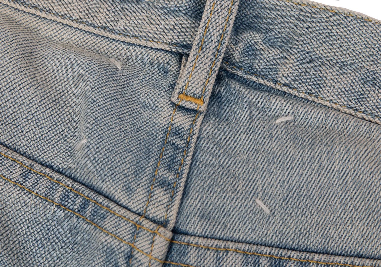 Maison Margiela Bleached Denim Pants in Indigo Light, Size 31 Size US 31 - 12 Thumbnail