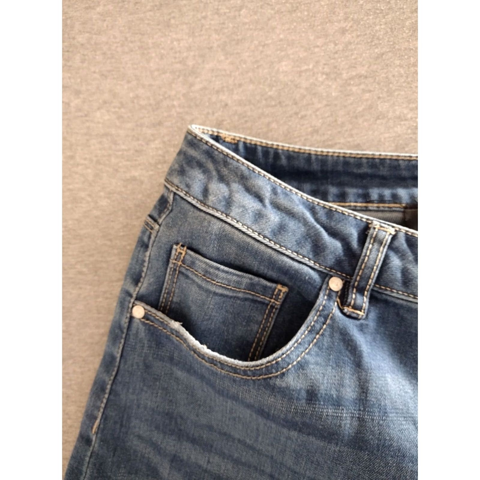 Vintage Unbranded Women 8 Blue Jeans Shorts Shirt Size 30" / US 8 / IT 44 - 4 Thumbnail
