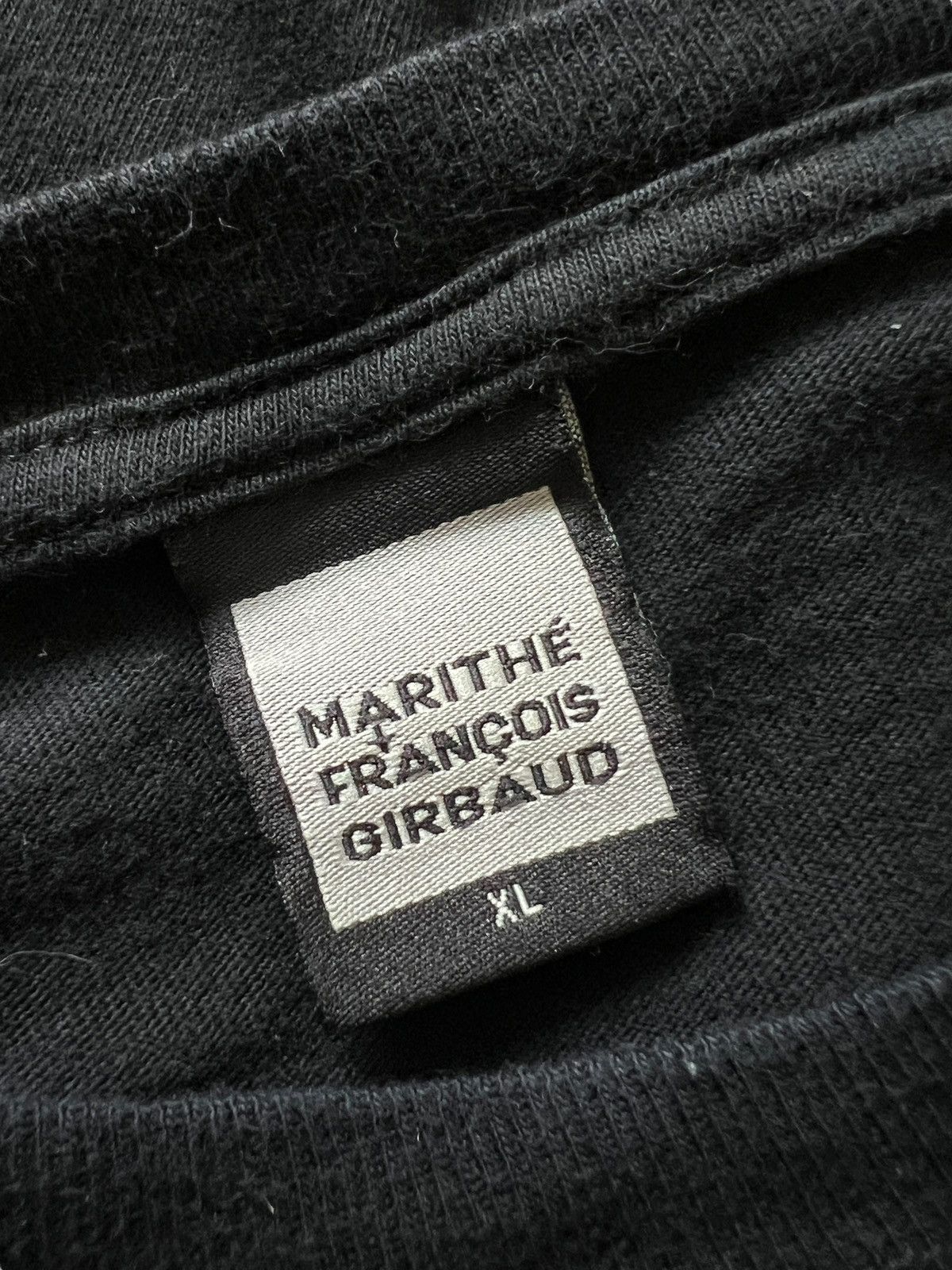 Marithe + Francois Girbaud 2000s Marithe Francois Girbaud Motion Logo Longsleeve Shirt Size US XL / EU 56 / 4 - 10 Thumbnail