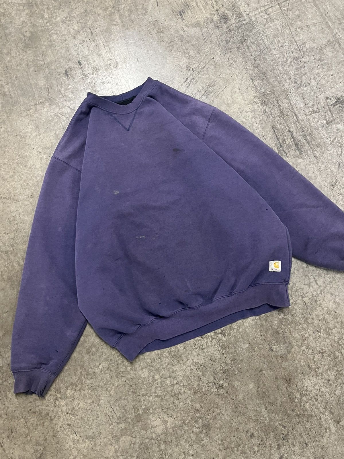 Carhartt × Vintage Carhartt thermal lined vintage crewneck sun faded boxy hype Size US XL / EU 56 / 4 - 2 Thumbnail