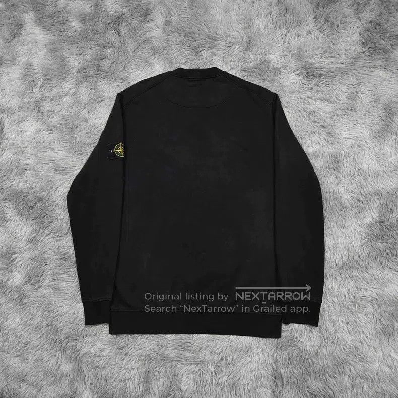 Stone Island Stone Island Black Basic Hoodie Long Sleeve, XXL Size Size US XXL / EU 58 / 5 - 2 Thumbnail