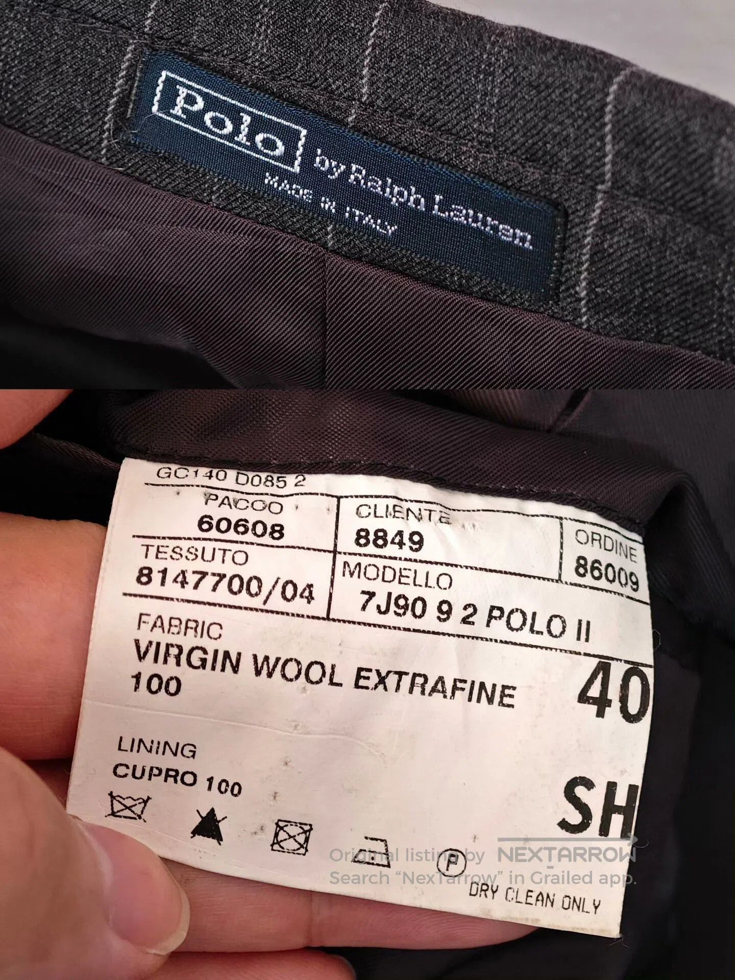 Polo Ralph Lauren Ralph Lauren Italian Wool Suit Jacket. Size US M / EU 48-50 / 2 - 7 Thumbnail