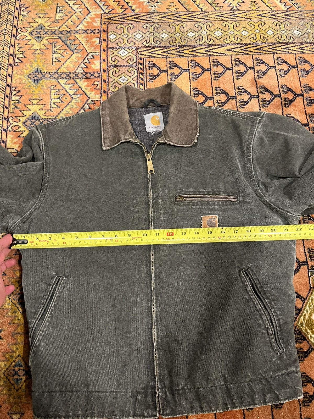 Carhartt VTG carhartt detroit jacket MOS sz small Size US S / EU 44-46 / 1 - 14 Thumbnail