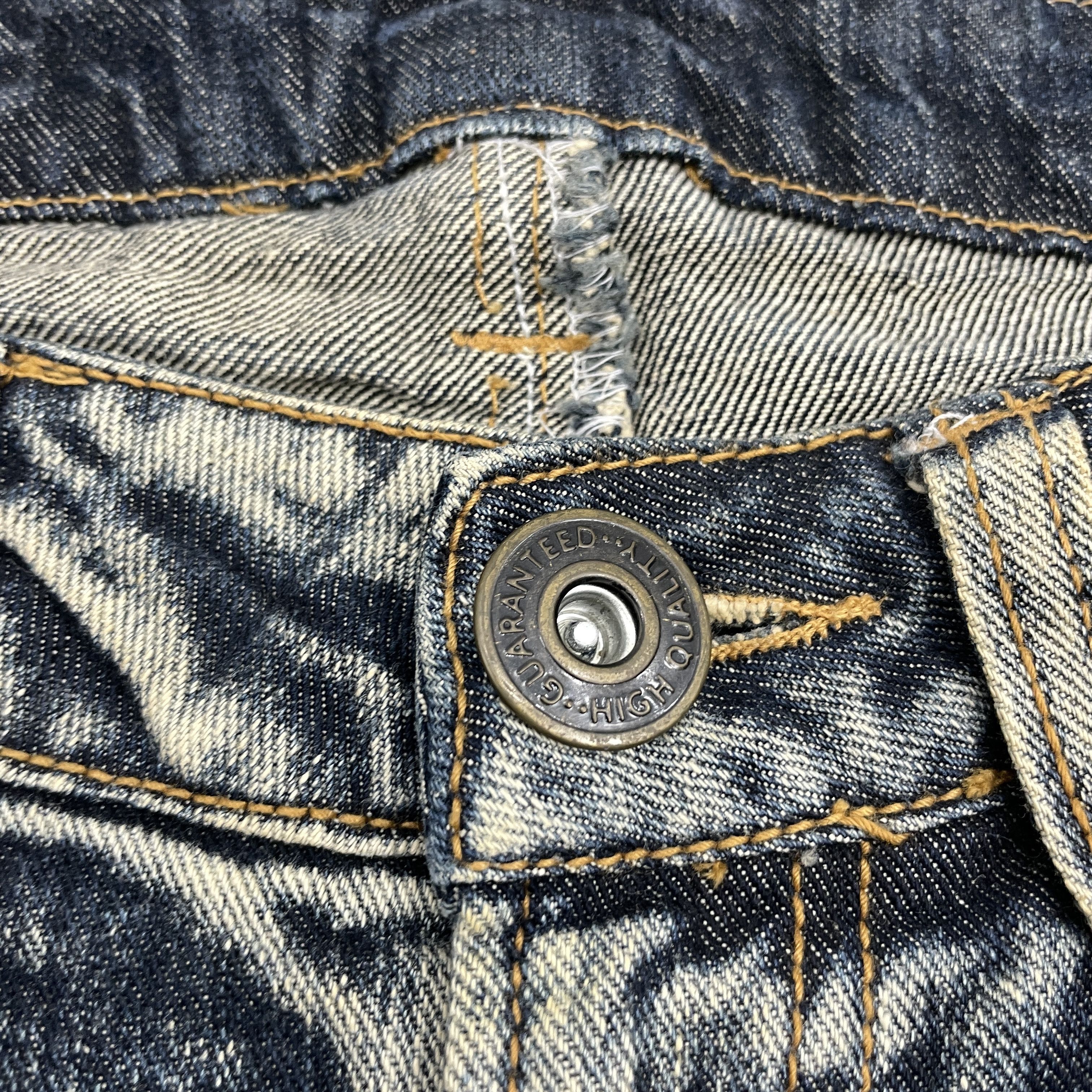 Japanese Brand × Vintage Vintage Japanese Brand Rare Design Distressed Jeans Size US 30 / EU 46 - 6 Thumbnail