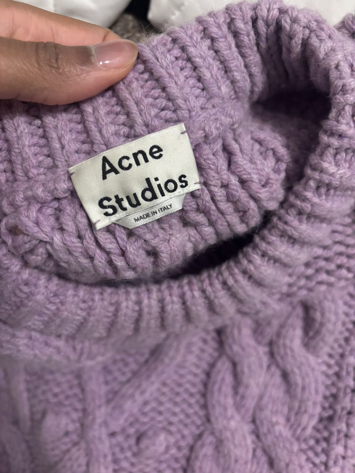 Acne Studios Acne studios lavender knit sweater Size US M / EU 48-50 / 2 - 6 Thumbnail