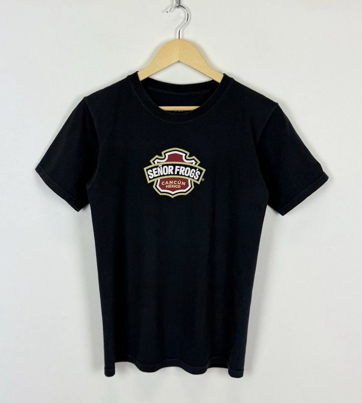 Other Senor Frog's Cancun Mexico Short Sleeve T-shirt Black Top Size US S / EU 44-46 / 1 - 2 Thumbnail