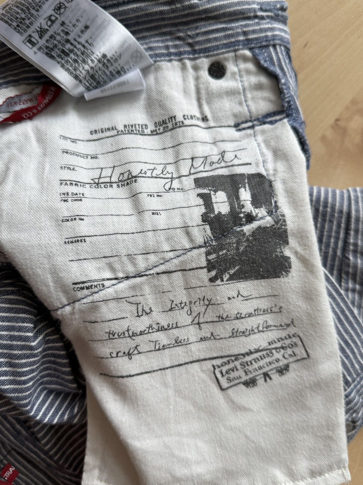 Levi's Made & Crafted Levis Made & Crafted striped denim shorts Size US 32 / EU 48 - 4 Thumbnail