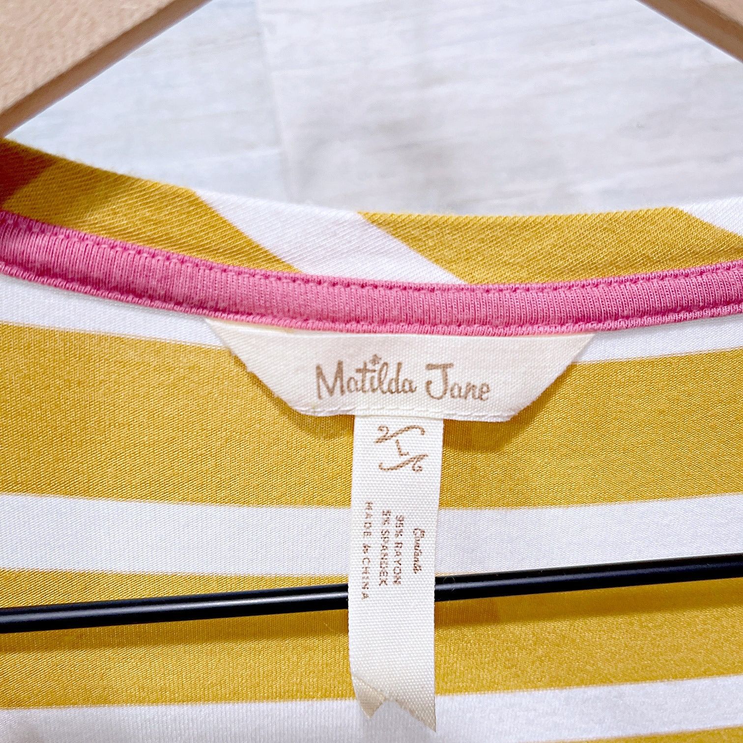 Other Matilda Jane Jersey Tunic Top Yellow Stripe Womens Large Size L / US 10 / IT 46 - 5 Thumbnail