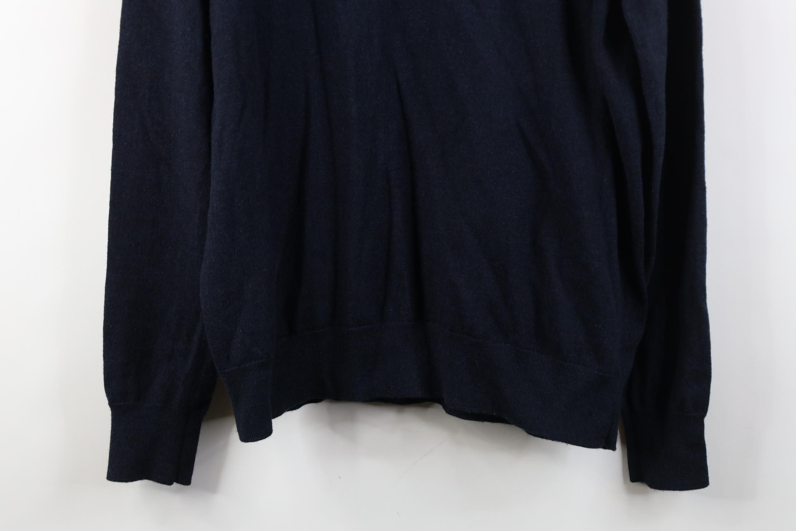 UNTUCKit Untuckit Extrafine Merino Wool Knit 1/4 Zip Pullover Sweater Size US XL / EU 56 / 4 - 3 Thumbnail