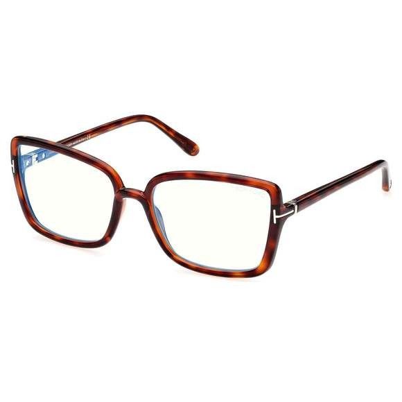 image of NWT Tom Ford Ft5813-B-054-56 56Mm Glasses in Brown, Men's