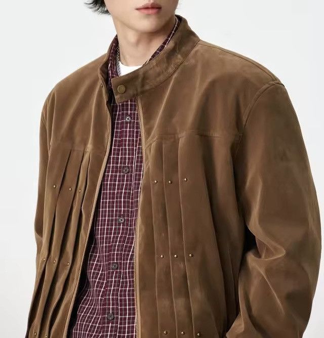 Vintage Retro Vintage Style Rivet Leather Casual Jacket Size US M / EU 48-50 / 2 - 3 Thumbnail