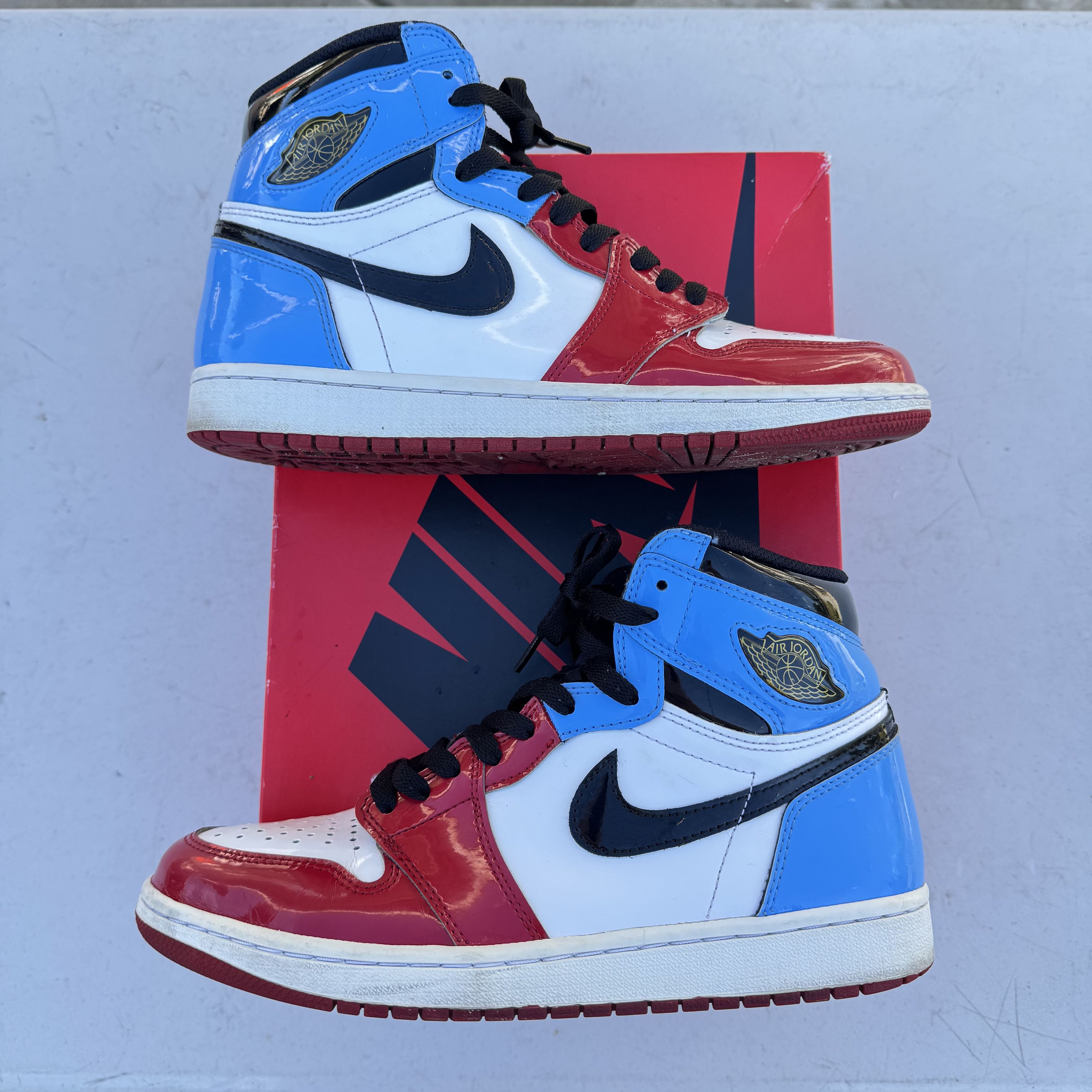 Jordan Brand Air Jordan 1 Retro High OG Fearless Size US 8.5 / EU 41-42 - 3 Thumbnail