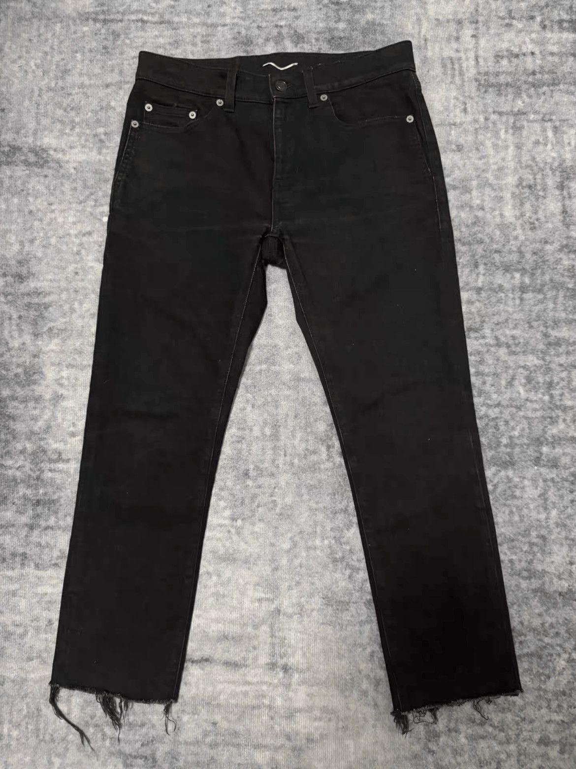 Other Saint Laurent Paris by Hedi 16AW Distressed Denim-2508 Size US 29 - 1 Thumbnail