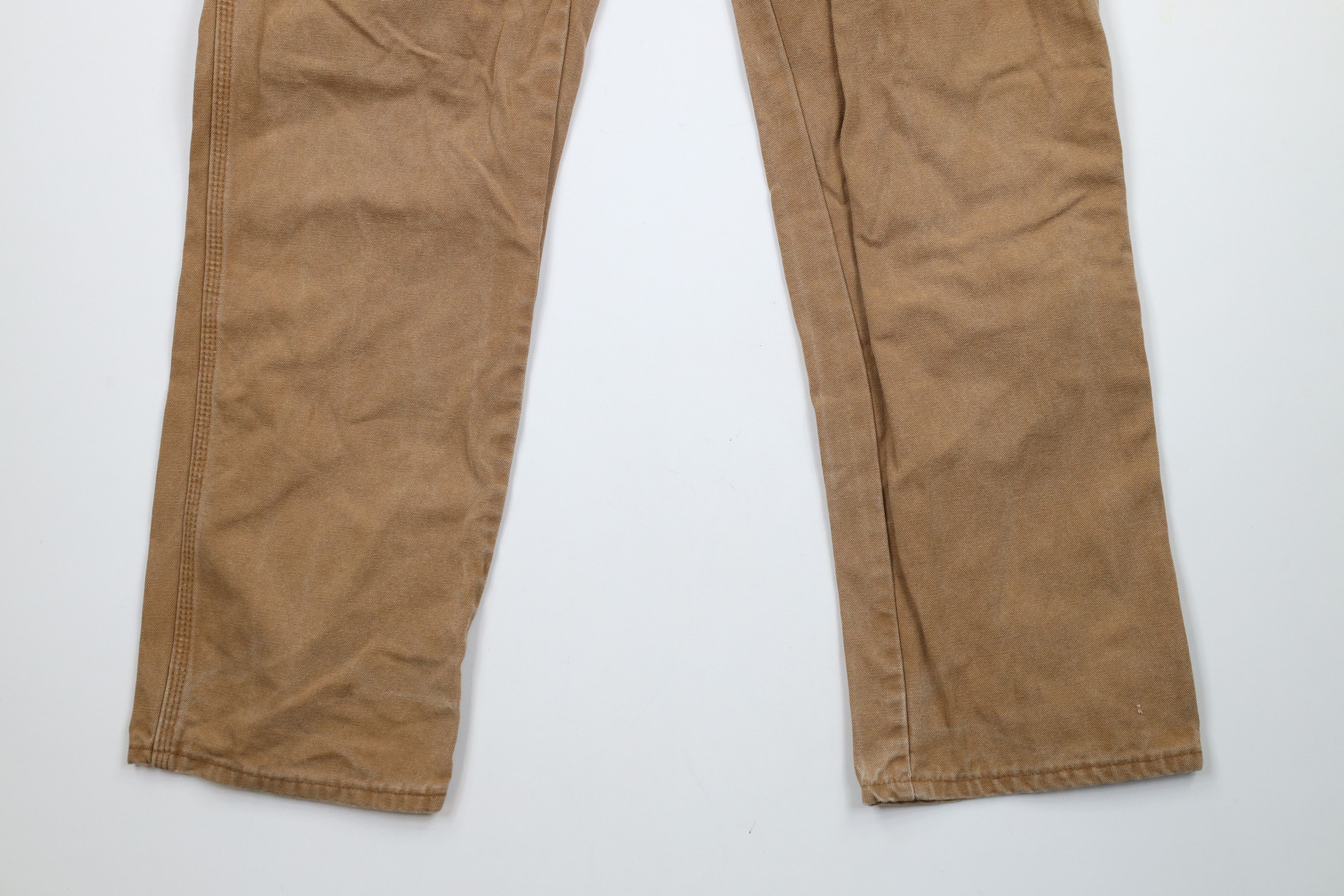 Dickies × Vintage Vintage Y2K Dickies Relaxed Canvas Wide Leg Dungaree Pants Size US 34 / EU 50 - 4 Thumbnail