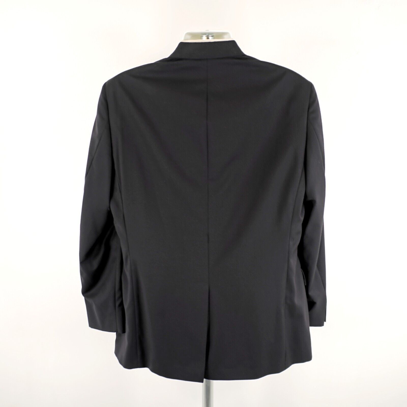 Hart Schaffner Marx Hart Schaffner Marx Wool Black 2 Button Blazer / Suit Jacket Size 44L - 7 Thumbnail
