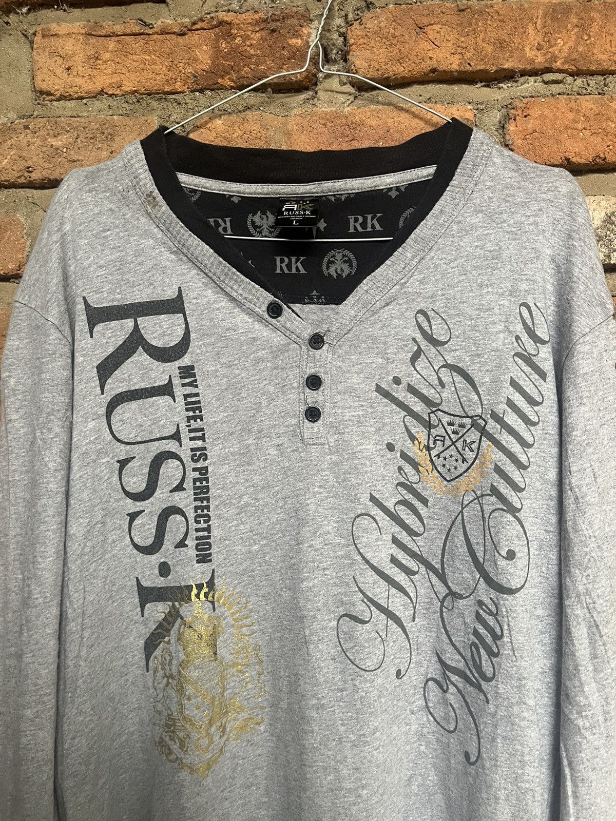 If Six Was Nine JAPANESE RUSS•K POEM GOTHIC SEDITIONARIES PUNK STYLE Size US L / EU 52-54 / 3 - 7 Thumbnail