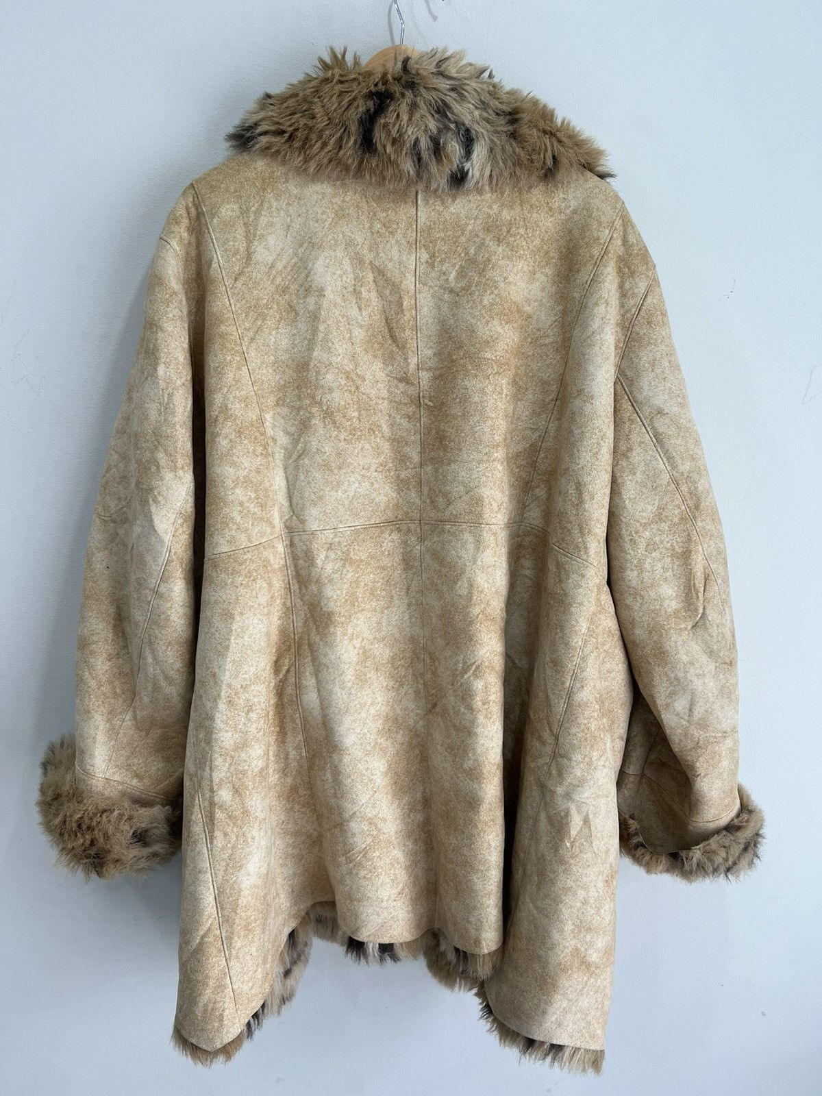 Japanese Brand Vintage Womens Dennis Basso Cheetah Fur Lined Coat Jacket Size US XXL / EU 58 / 5 - 5 Thumbnail