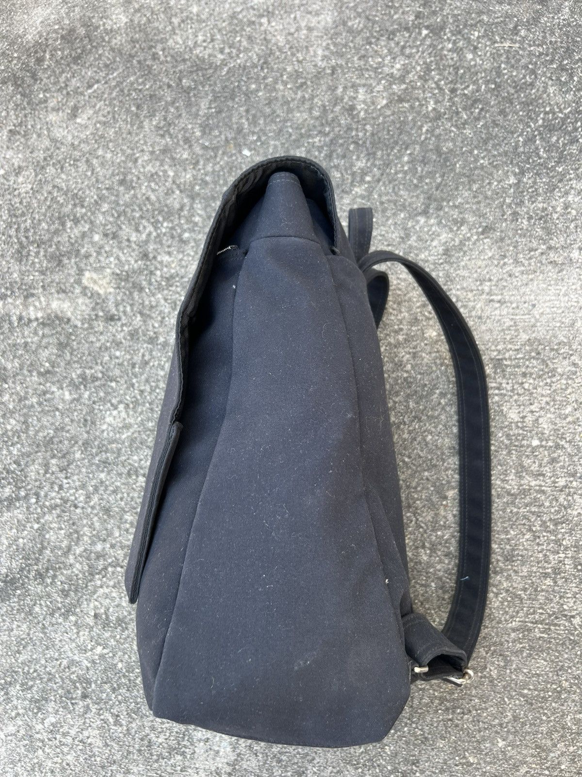 Yohji Yamamoto VTG Yohji Yamamoto Y’saccs + Pour Homme Black Backpack Bag Size ONE SIZE - 7 Thumbnail