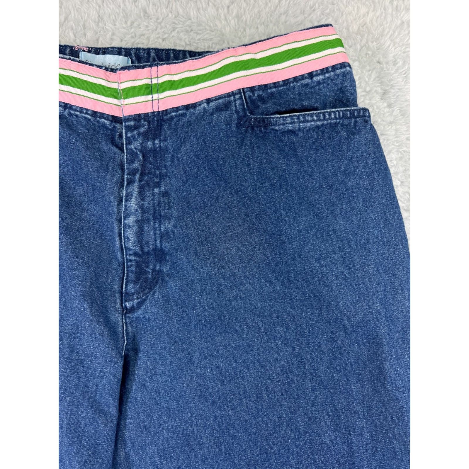 Vintage Chadwicks Jeans Womens 14 Blue Bootcut Medium Wash Mid Rise Cotton 29x28 Denim Regular Zip Belt Loops 5-Pocket Size 36" / US 14 / IT 50 - 4 Thumbnail
