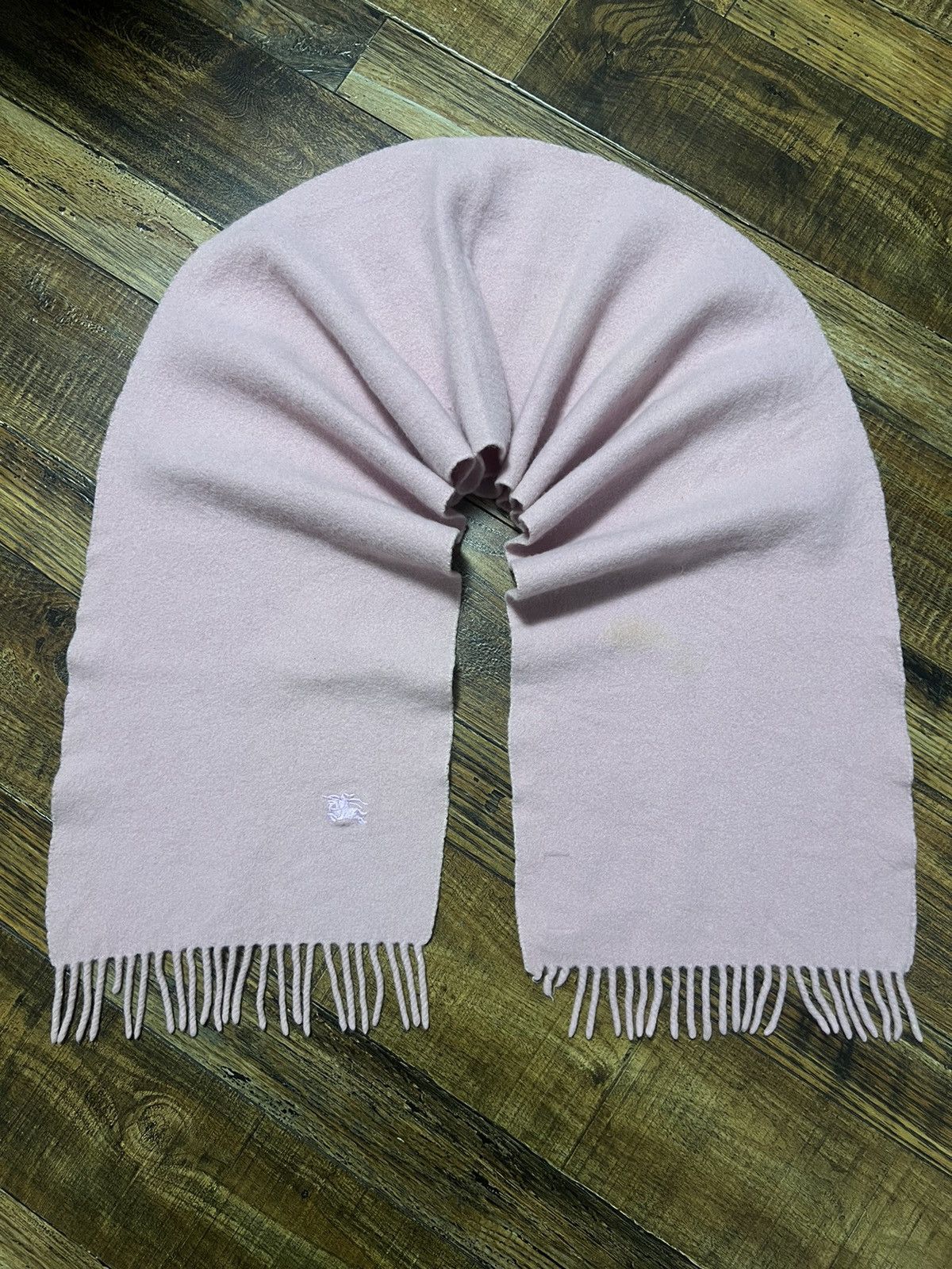 Burberry BURBERRY 💕WOOL PINK SCARF Small logo Size ONE SIZE - 1 Thumbnail