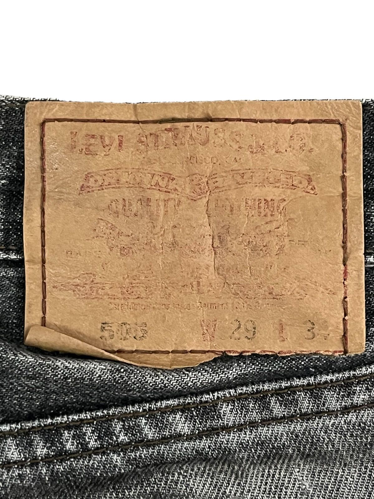 Levi's Vintage 90’s Levis 505 Grey Faded Washed Relaxed Fit Jeans Size US 30 / EU 46 - 11 Thumbnail
