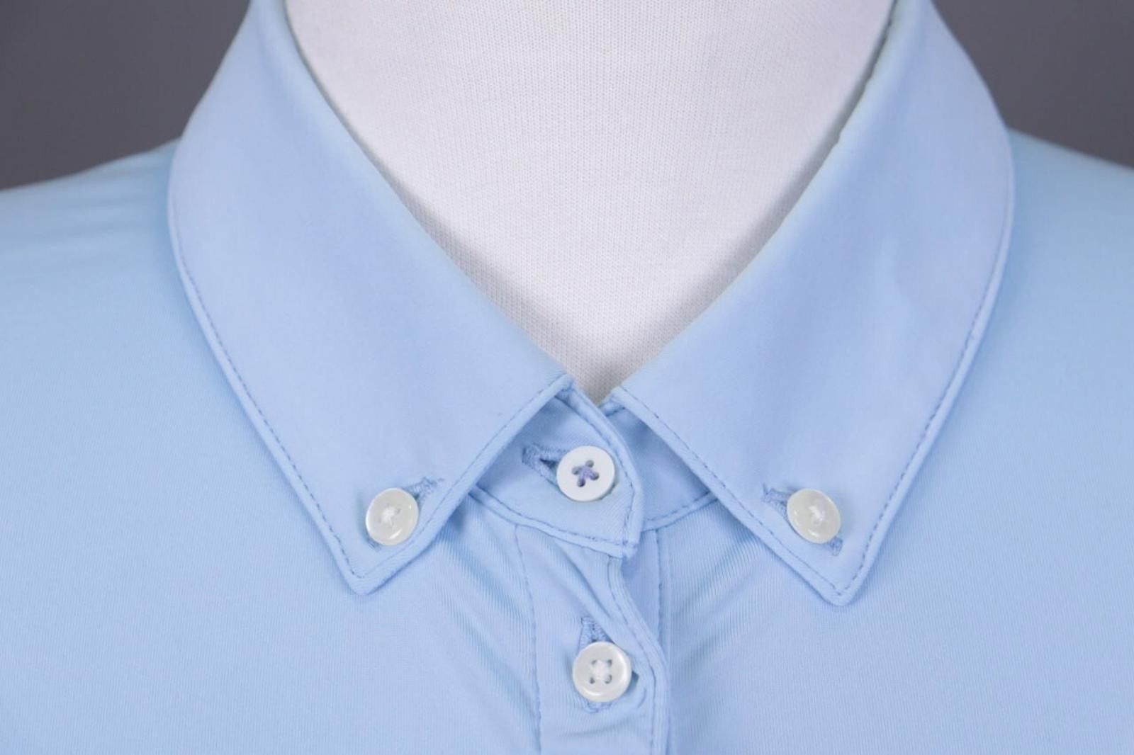 KJUS KJUS UPF 50+ Blue Long Sleeve Polo Shirt Size S Size S / US 4 / IT 40 - 4 Thumbnail
