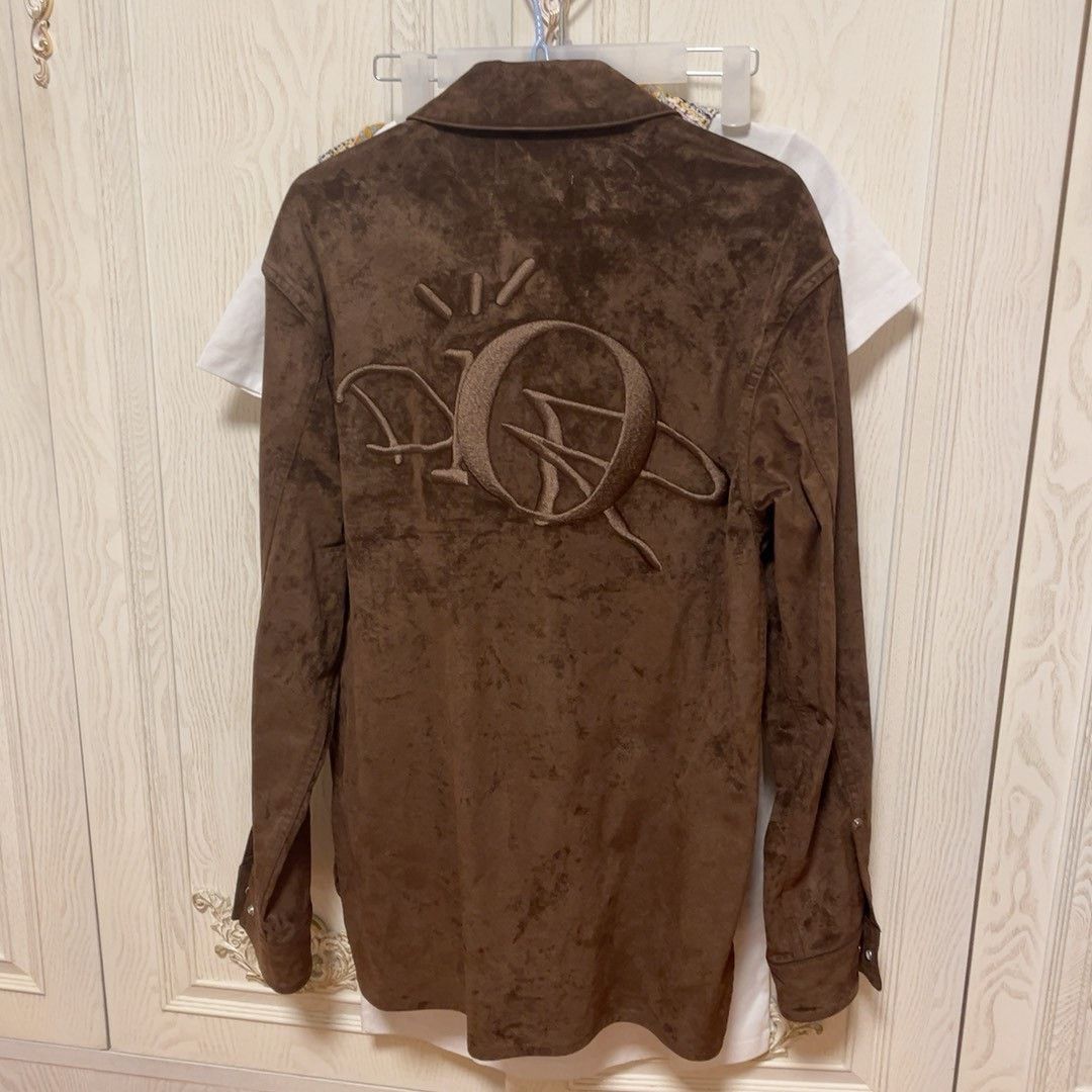 Dior Dior Travis Scott Suede Shirt Size US S / EU 44-46 / 1 - 1 Thumbnail