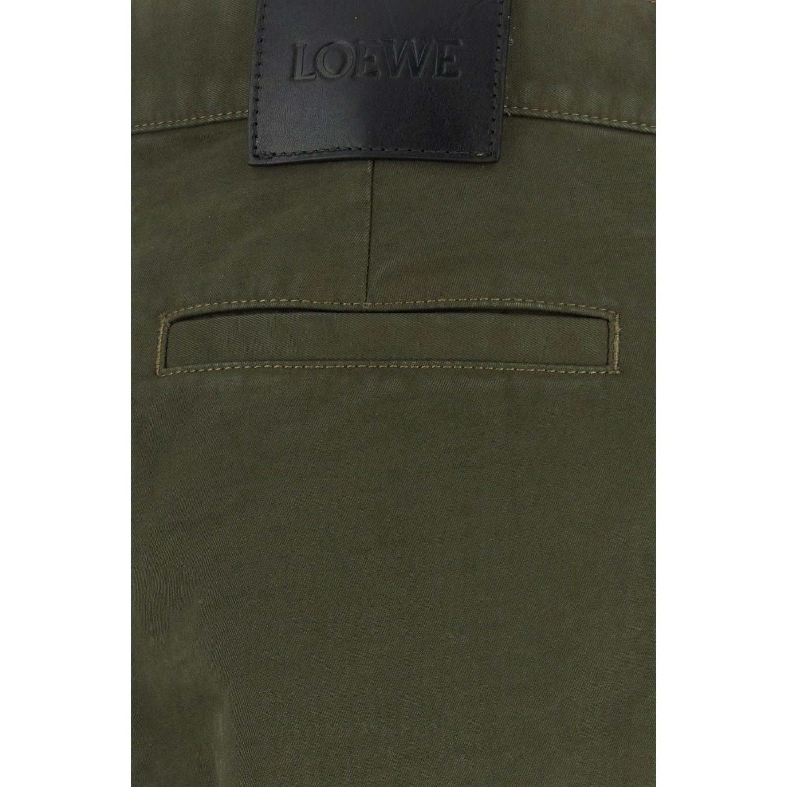 Loewe LOEWE Khaki Cotton Cargo Pants New & Authentic (Men's size:U Size US 34 / EU 50 - 3 Thumbnail