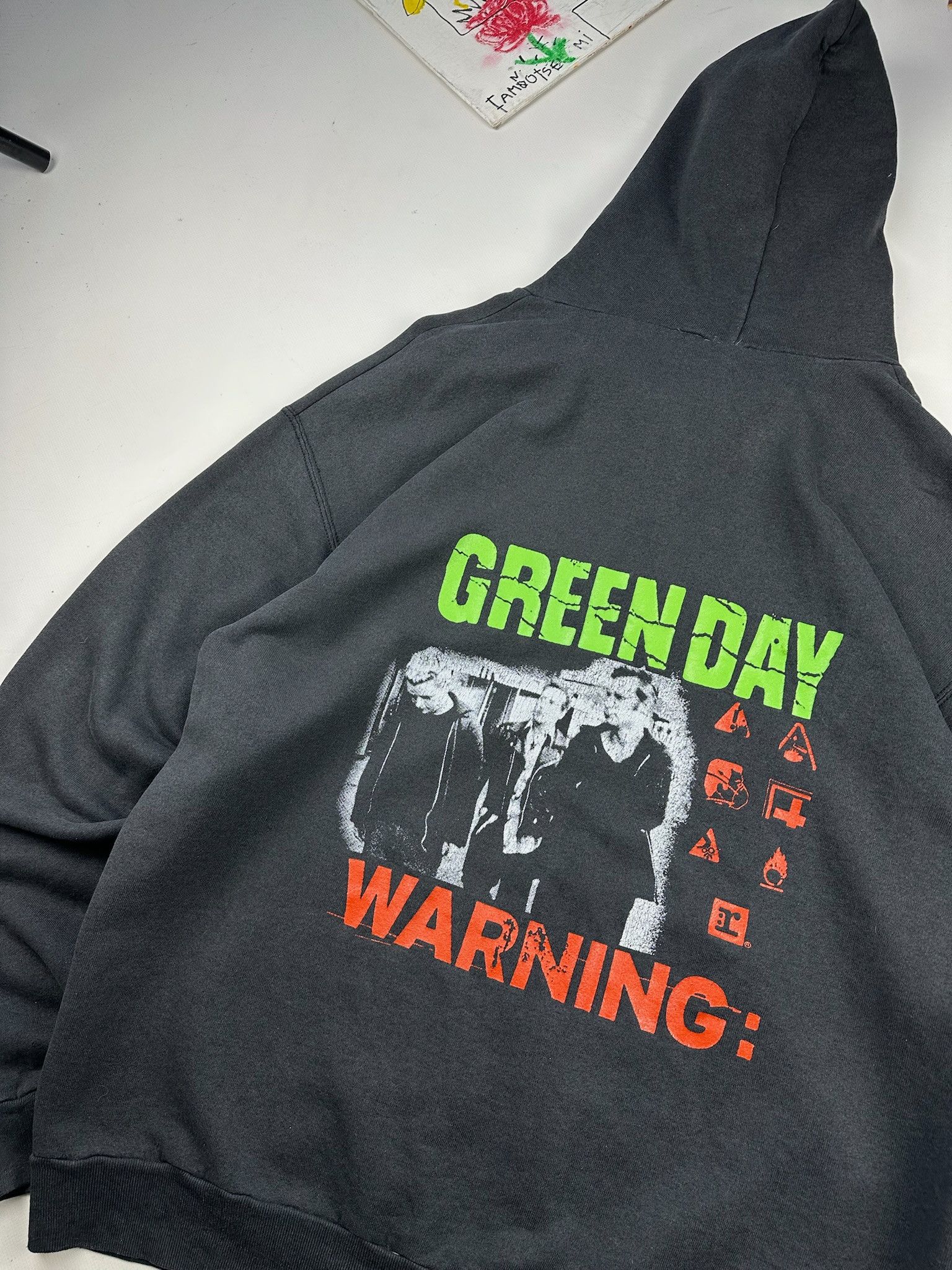 Band Tees VINTAGE 90s GREEN DAY HOODIE ZIP Size US XL / EU 56 / 4 - 10 Thumbnail