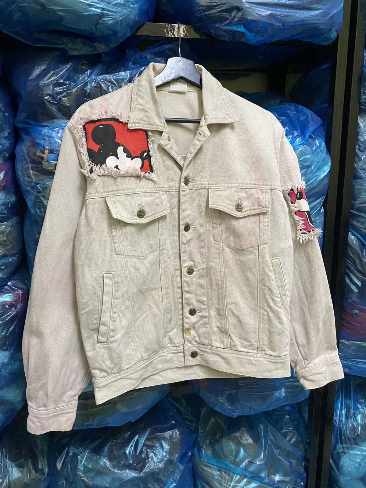 Disney VINTAGE 90S DISNEY MICKEY MOUSE DENIM TRUCKER JACKET JACKET Size US M / EU 48-50 / 2 - 3 Thumbnail