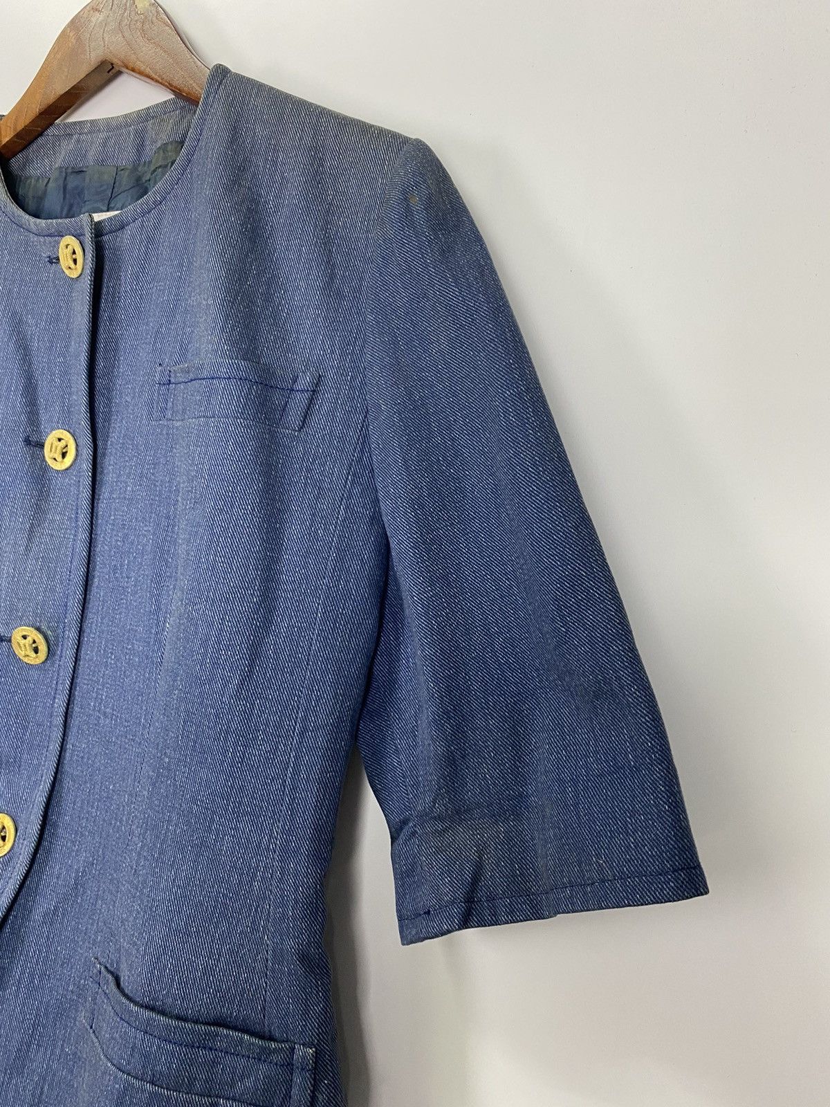 Celine × Vintage Vintage Celine Paris denim jacket Size M / US 6-8 / IT 42-44 - 6 Thumbnail