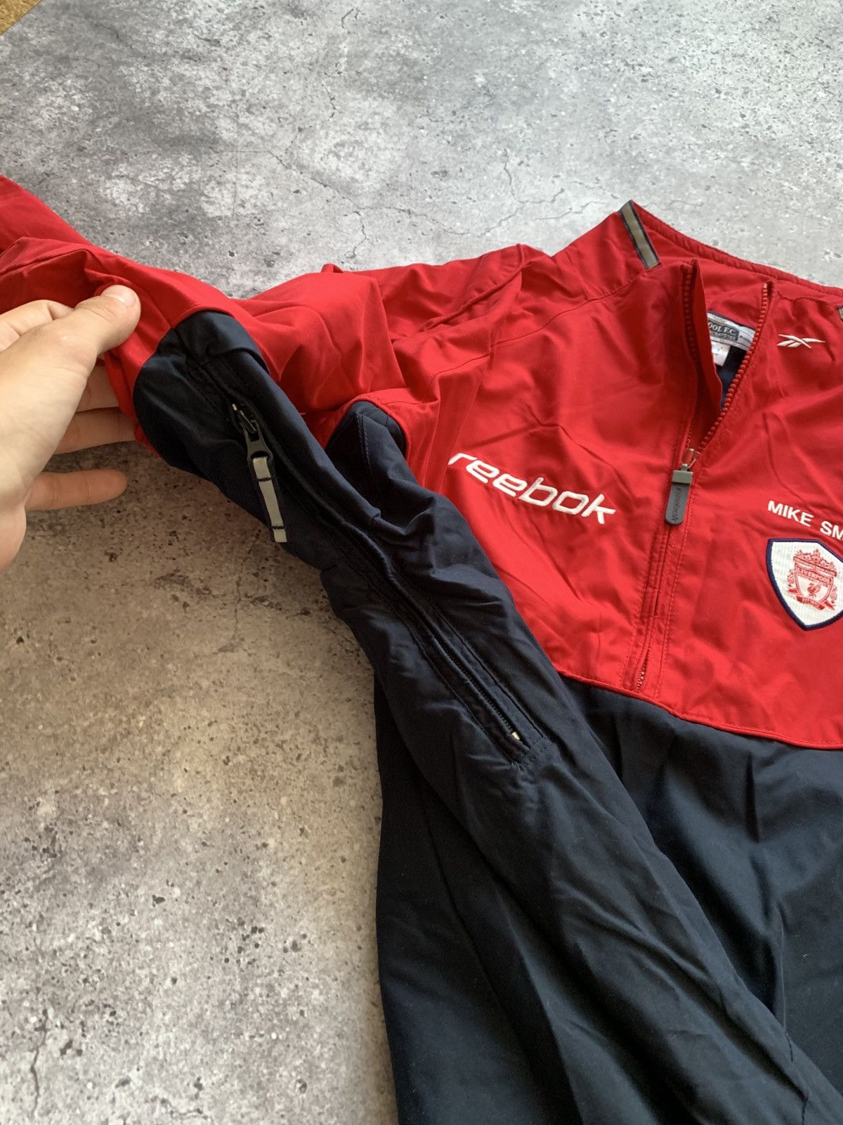 Reebok 🔥REEBOK LIVERPOOL 2001/2002 SEASON 1/4 ZIP TRACK JACKET Size US S / EU 44-46 / 1 - 13 Thumbnail