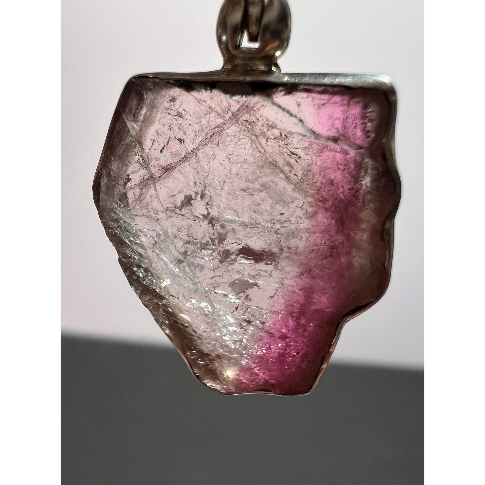 Other NEW Pink bi color tourmaline 925 pendant 2.79 grams Size ONE SIZE - 6 Thumbnail