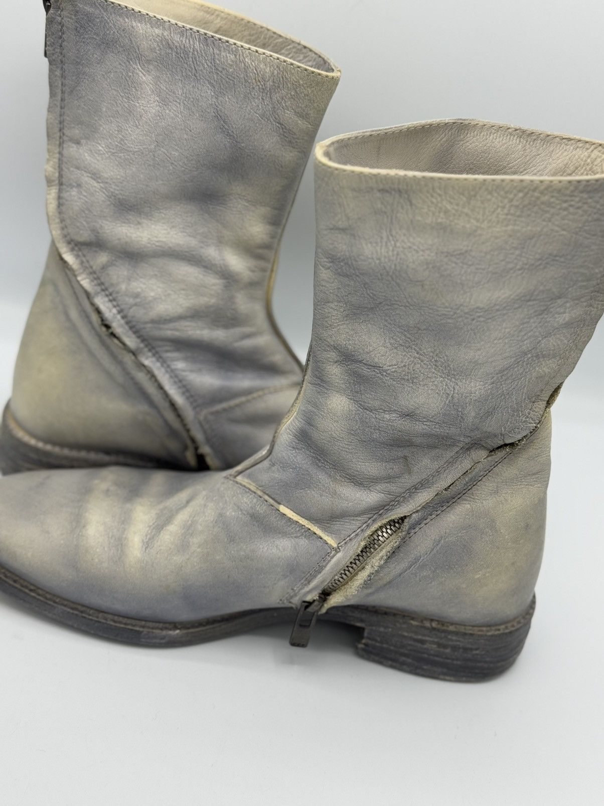 Carol christian poell - Scarred Tornado Zip Boots
