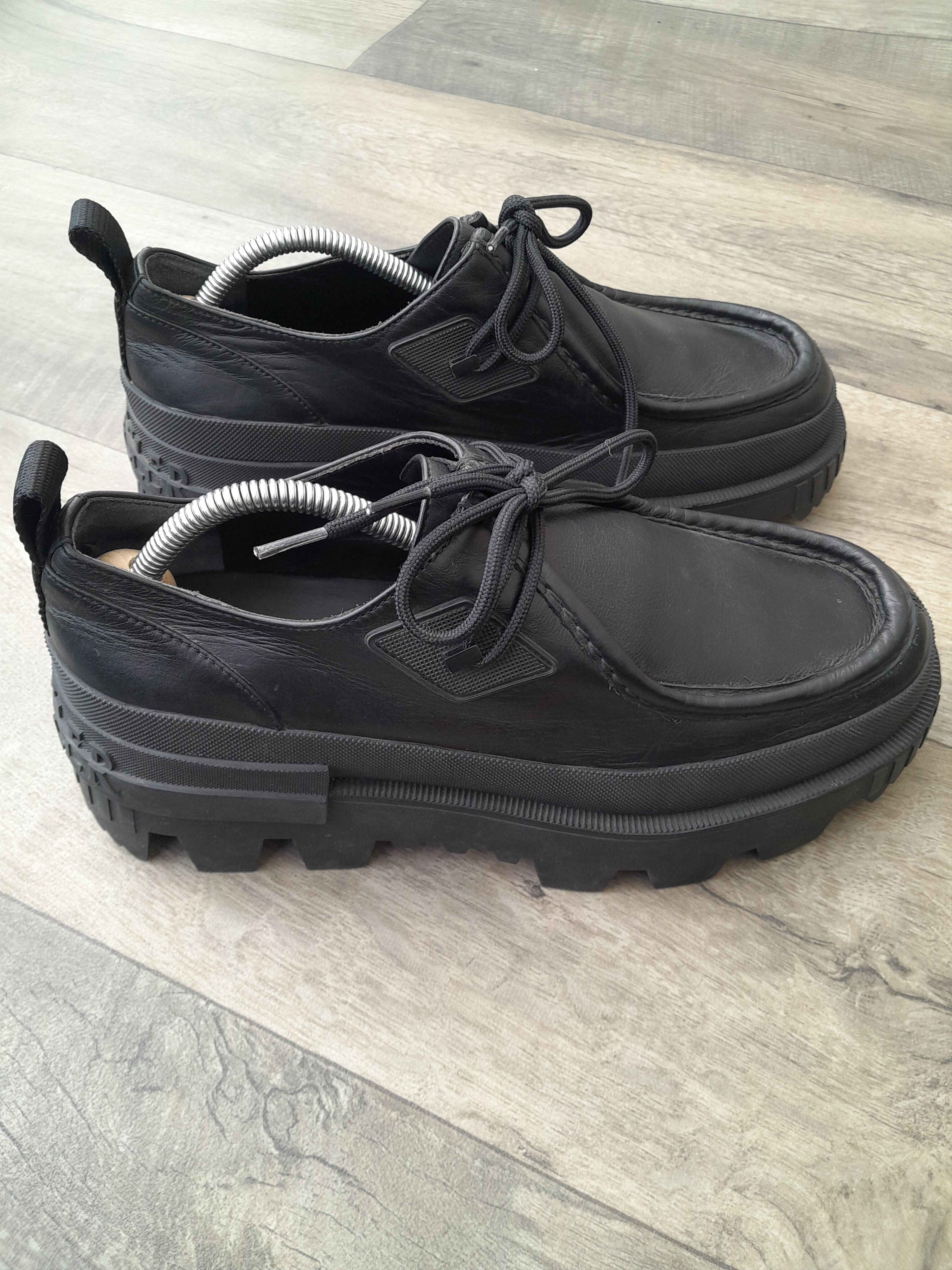 Moncler black Moncler Mon Wallabee Loafers. Size US 9 / EU 42 - 1 Thumbnail