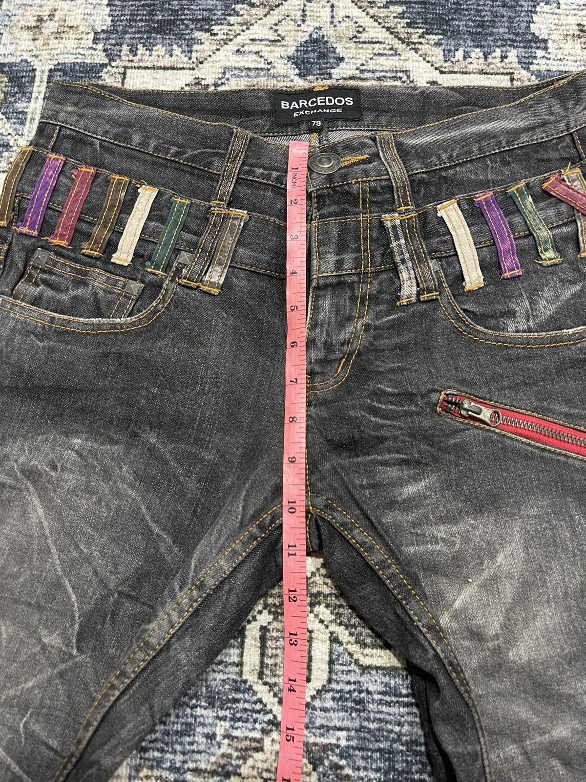 If Six Was Nine × Vintage Vintage BARCEDOS Exchange 3/4 Cropped Acid Wash Denim Pants Size US 32 / EU 48 - 17 Thumbnail