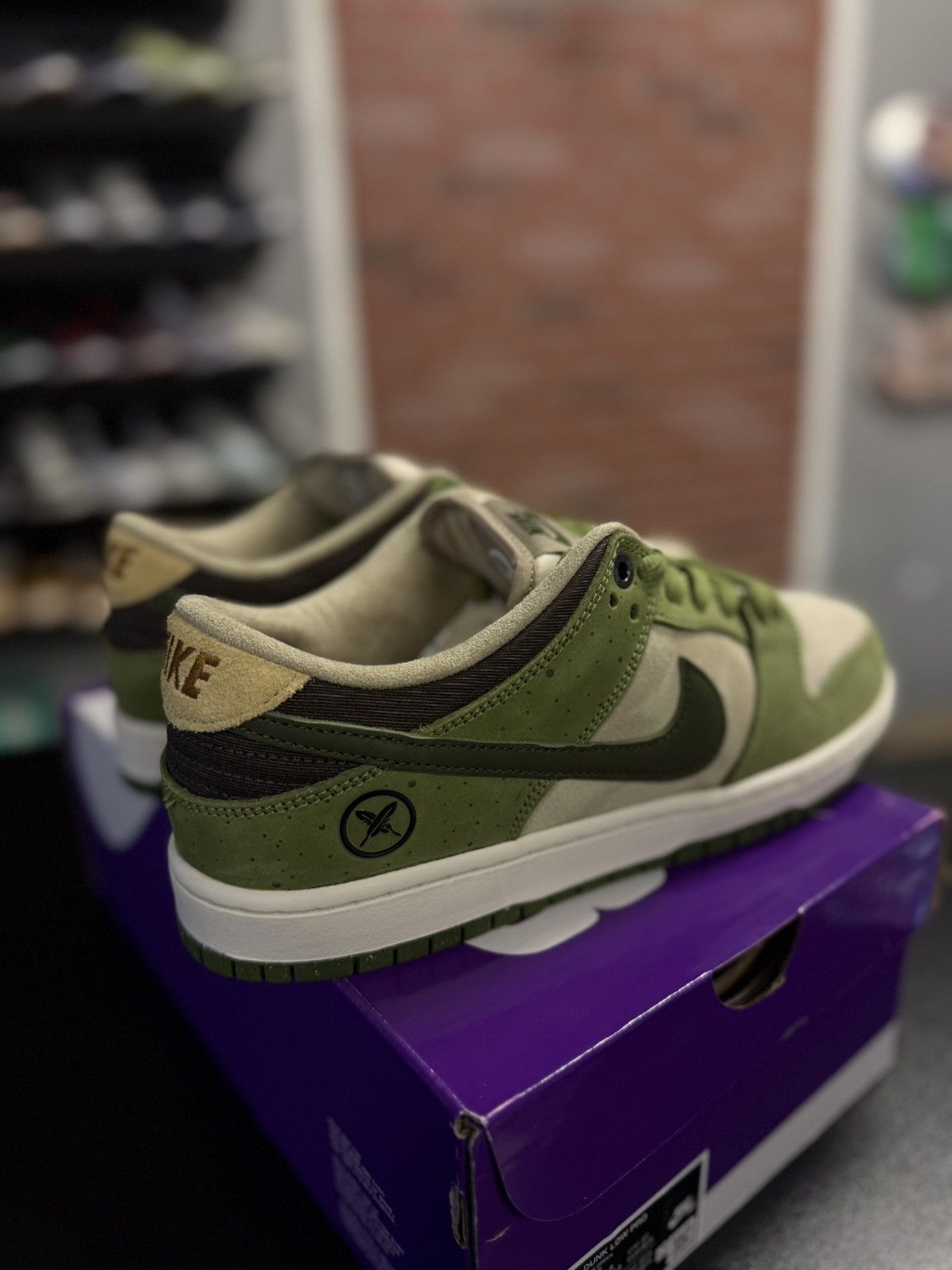 Nike Nike Dunk Low Yuto Horigome Matcha Size 9 (NEW) Size US 9 / EU 42 - 4 Thumbnail