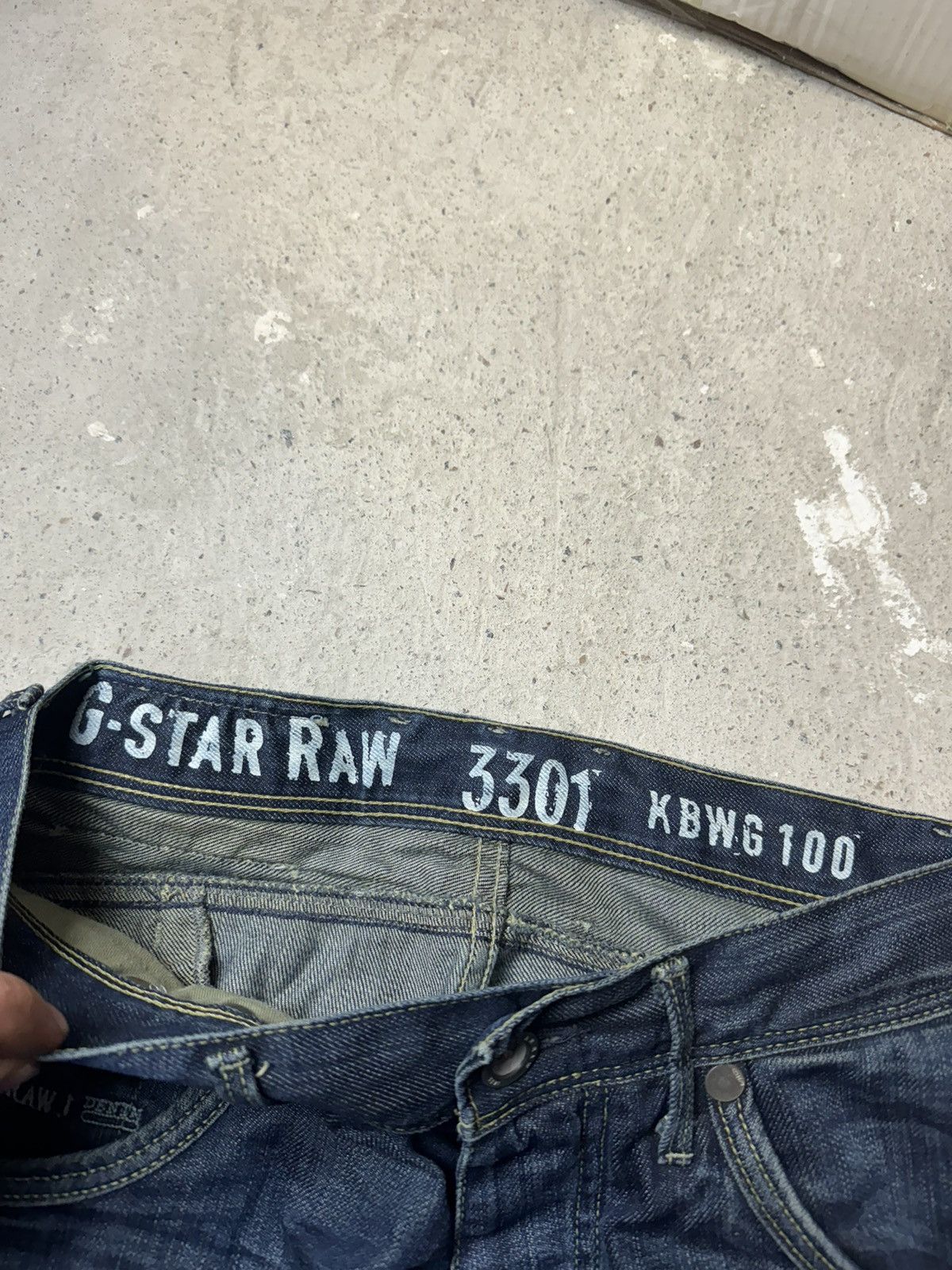 G-Star × Vintage Vintage Y2K G Star Raw 3301 KBWG Embroidered Logo Pants Size US 30 / EU 46 - 7 Thumbnail