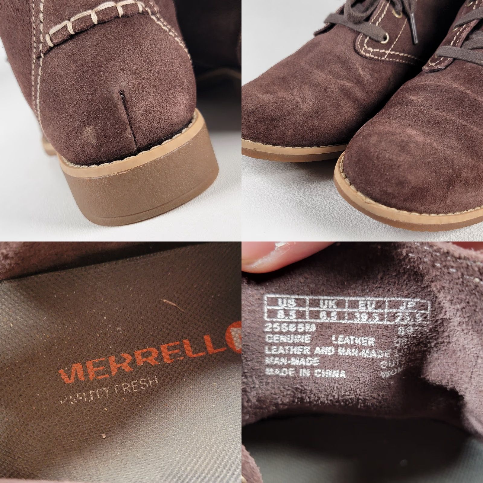 Timberland Timberland Brown Leather Women's Ankle Booties Lace Up Flat Heel 8.5/39.5 Casual Boots Size US 9 / IT 39 - 9 Thumbnail