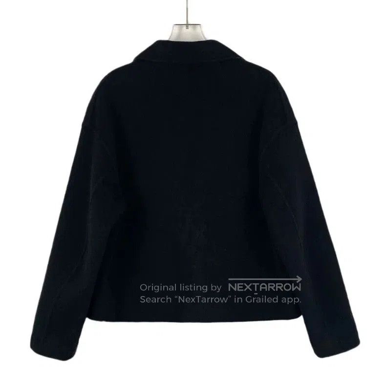 Fendi Fendi Black Wool Logo Short Coat. Size US M / EU 48-50 / 2 - 2 Thumbnail