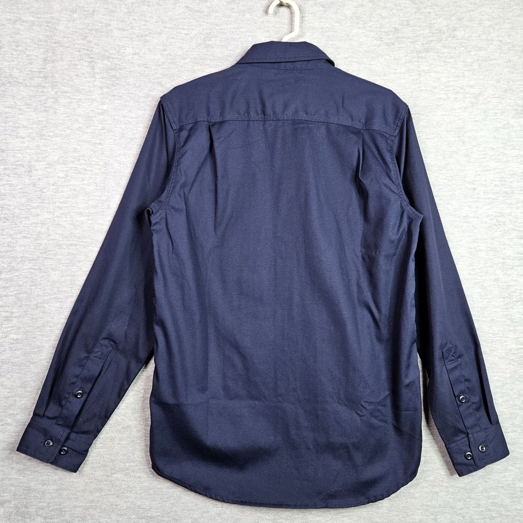 Carhartt Carhartt Button-Up Shirt Navy Blue Cotton Long Sleeve Relaxed Size S Mens Size US S / EU 44-46 / 1 - 2 Thumbnail