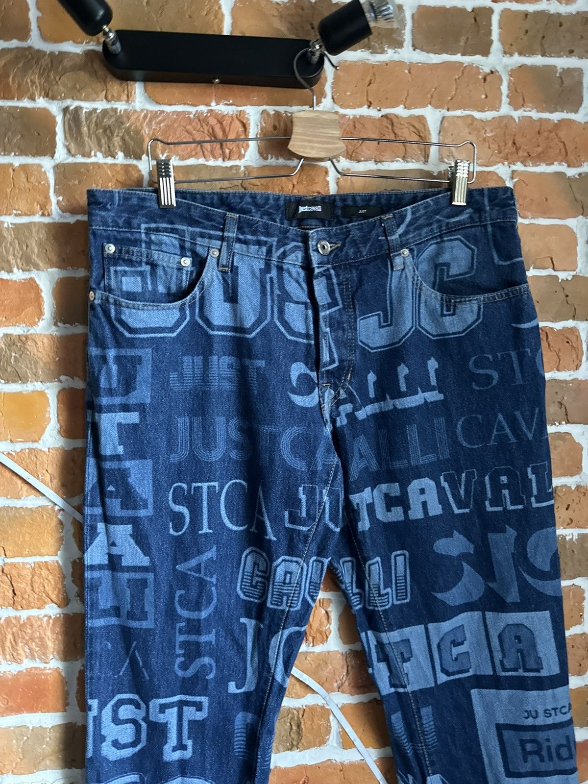 Just Cavalli Just cavalli denim pants vintage crazy Y2K jeans Size US 36 / EU 52 - 2 Thumbnail